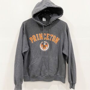Princeton Grey Sweatshirt Hoodie Collegiate Small